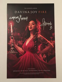 Image 2 of "FIRE" Poster #5 in 11"x17" size (comes autographed)