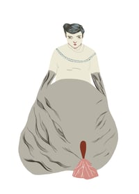 Image 3 of SALE - Mountain dress - screen print