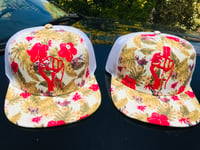 Image 1 of RFP Floral Hat - Red