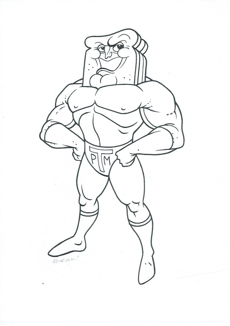 "Powder Toast Man" Original Art Florian Bertmer
