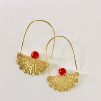Image 3 of Squash Blossom Earrings