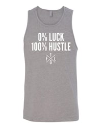 Image 1 of 0% Luck 100% Hustle Tank Top Mens