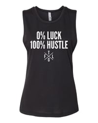 Image 1 of 0% Luck 100% Hustle Women's Tank Top