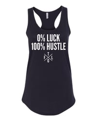 Image 2 of 0% Luck 100% Hustle Women's Tank Top