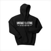 Vintage Electric Black Hoodie
