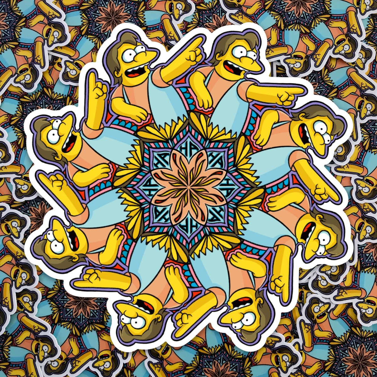 Nelson Mandala Sticker