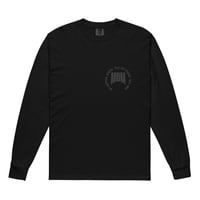 Image 5 of NEW! MDM Embroidered 'There you are' Garment-dyed heavyweight long-sleeve shirt