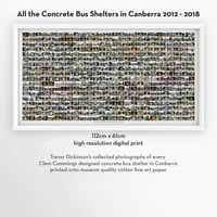 Image 1 of All the Concrete Bus Shelters in Canberra 2012-2018