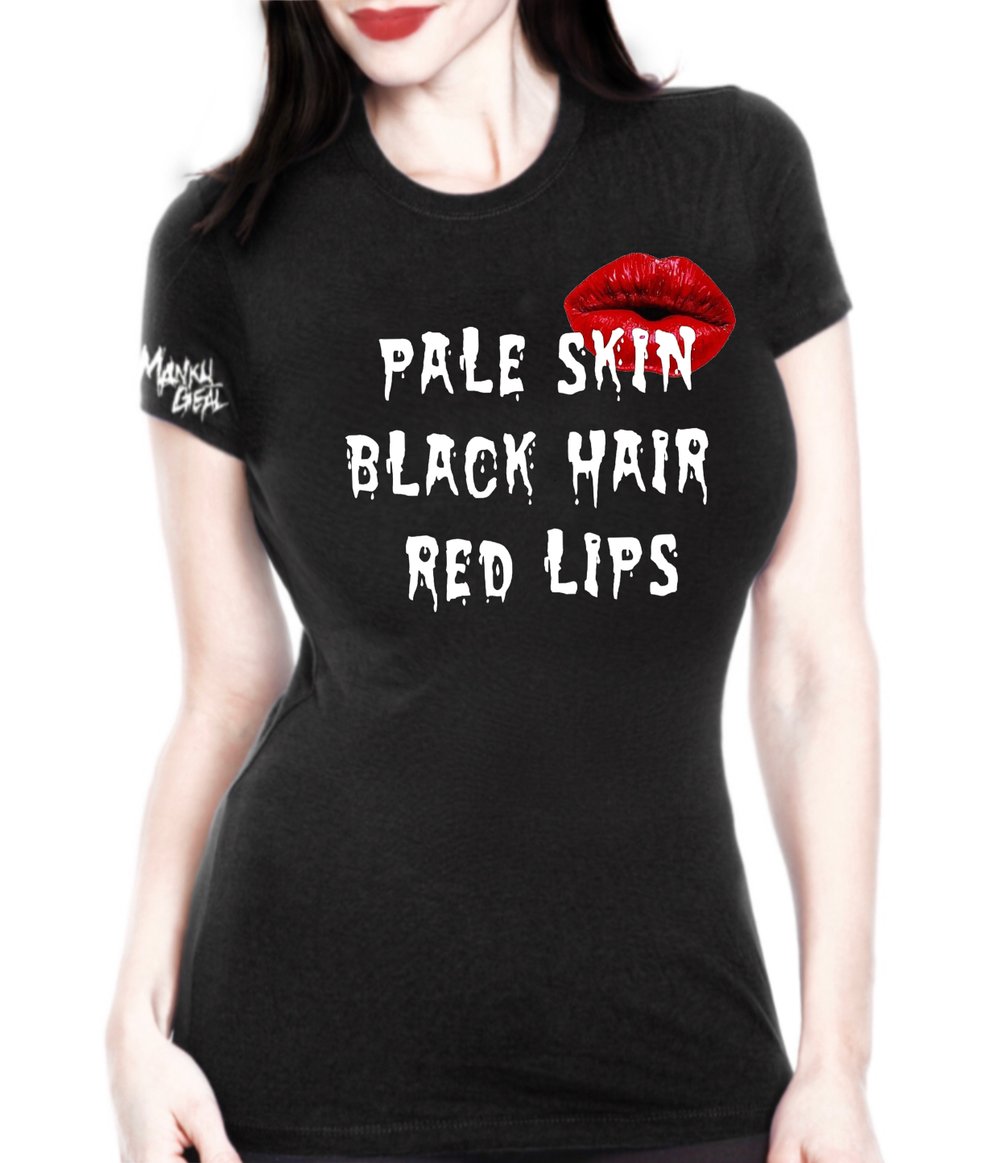 Black hair t shirts best sale