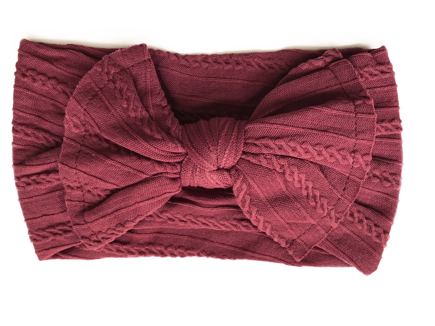 Image of Plum Knit Headwrap