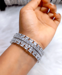 Image 2 of Chanda_2 Set American Diamond Bangles  Copy