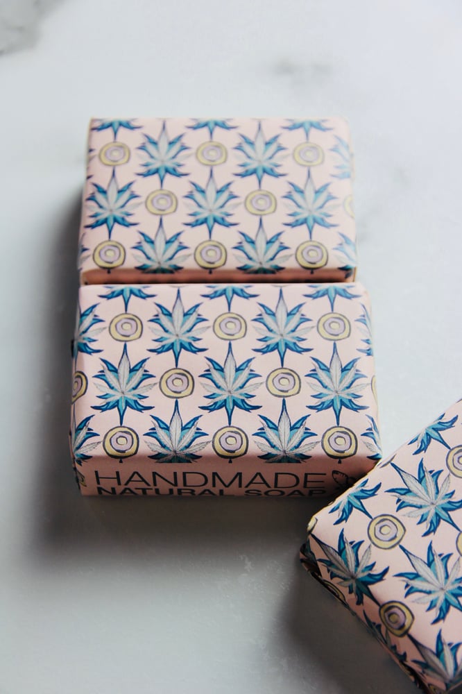 Image of Handmade Soap - Lemongrass & Hemp Bran