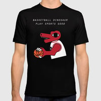 Basketball Dinosaur Play Sports Good T-Shirt