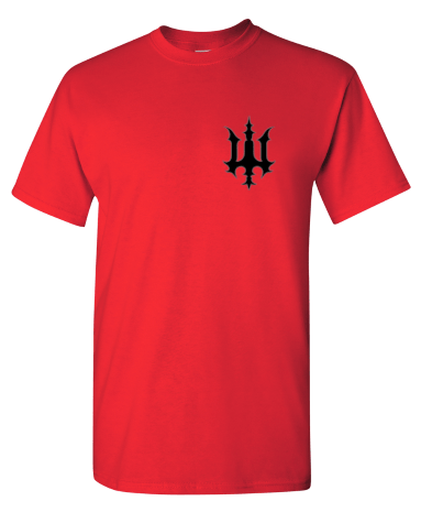 Image of Bookey Records T Shirt - Red *PRE-ORDER*