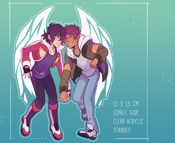 Image of Wings of Voltron | Klance Acrylic Stand
