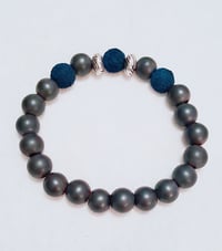 Matte Gray Hematite Bracelet