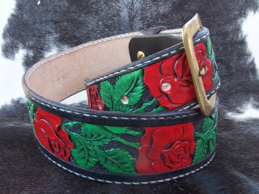 Image of Anton Belt - Black/Red