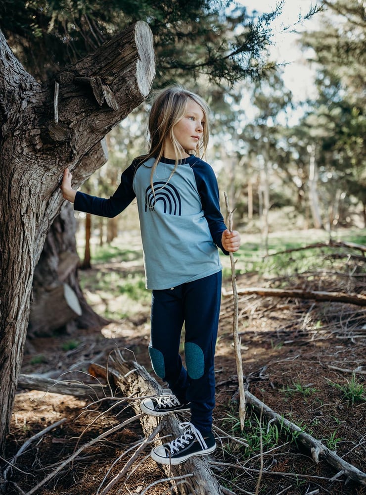 Image of Rainbow Raglan Cotton top 