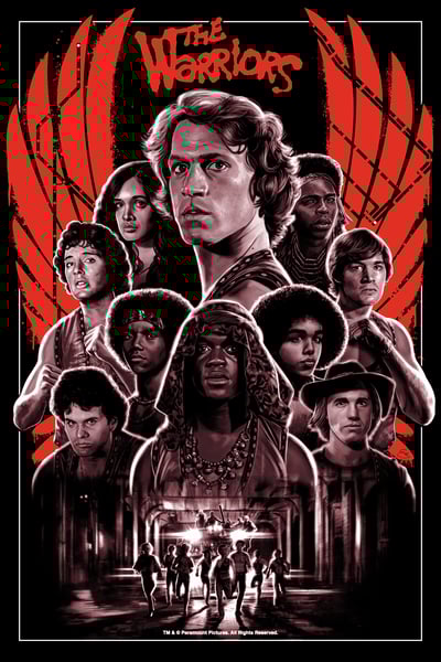 Image of The Warriors 24x36" (officially licensed screen print) variant 