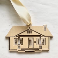 Image 4 of Wooden or Acrylic House Portrait Ornament