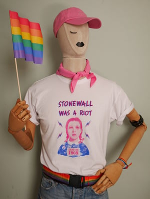 Image of STONEWALL WAS A RIOT t-shirt 