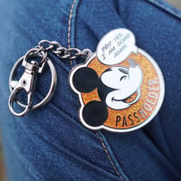 Glittery Orange - AP Parody Keychain