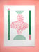 Image of This on That (Pink and Green) - 2 colour Risograph print
