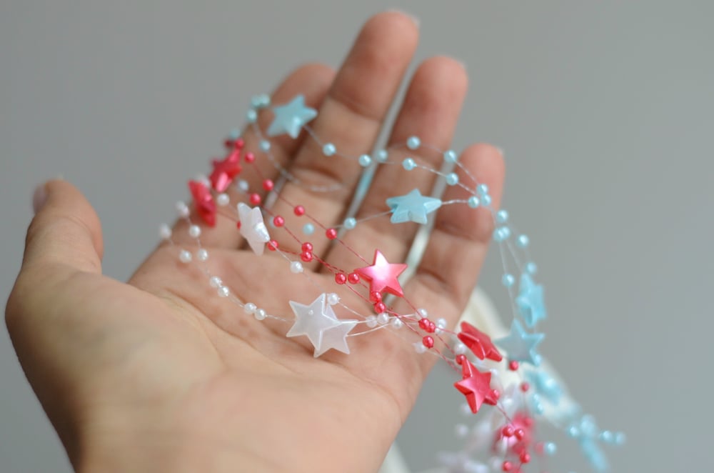 Image of Pearls and stars headband 