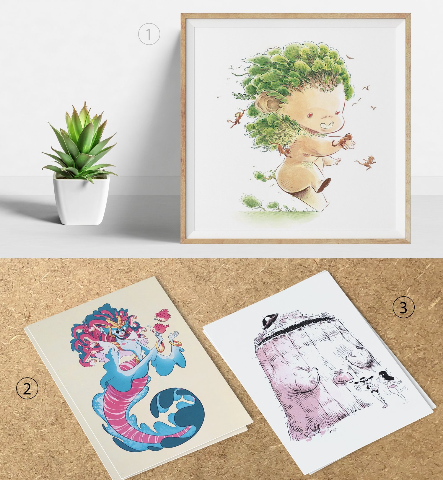 Image of Square Prints & A5