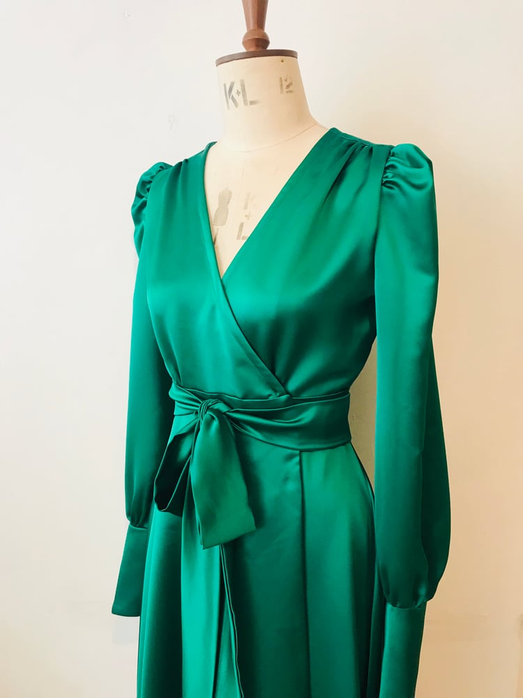 Image of Esmeralda wrap dress