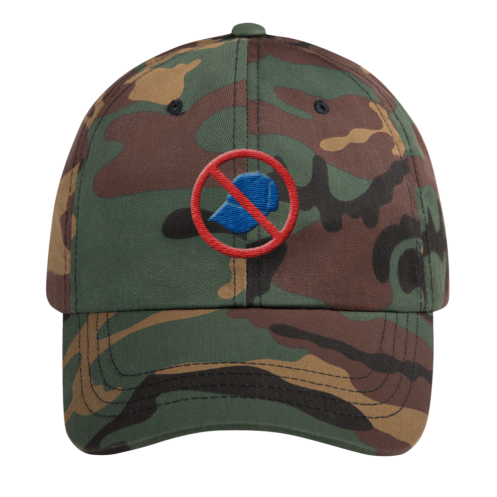 Image of Camo "No Cap" Dad Hat