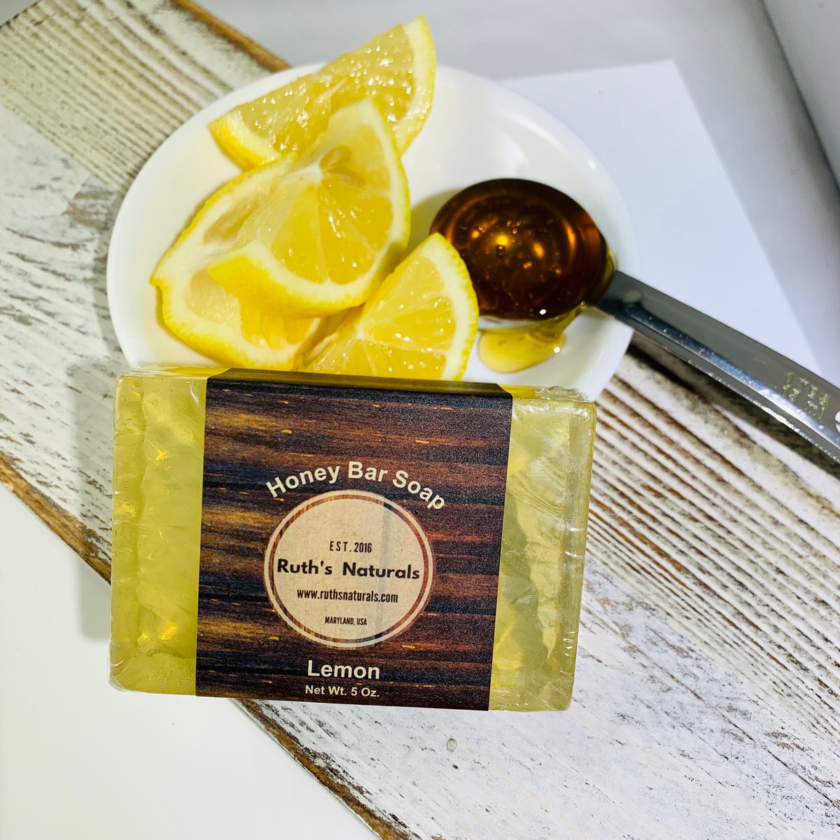 Honey Bar Soap 5 Oz. Ruth's Naturals