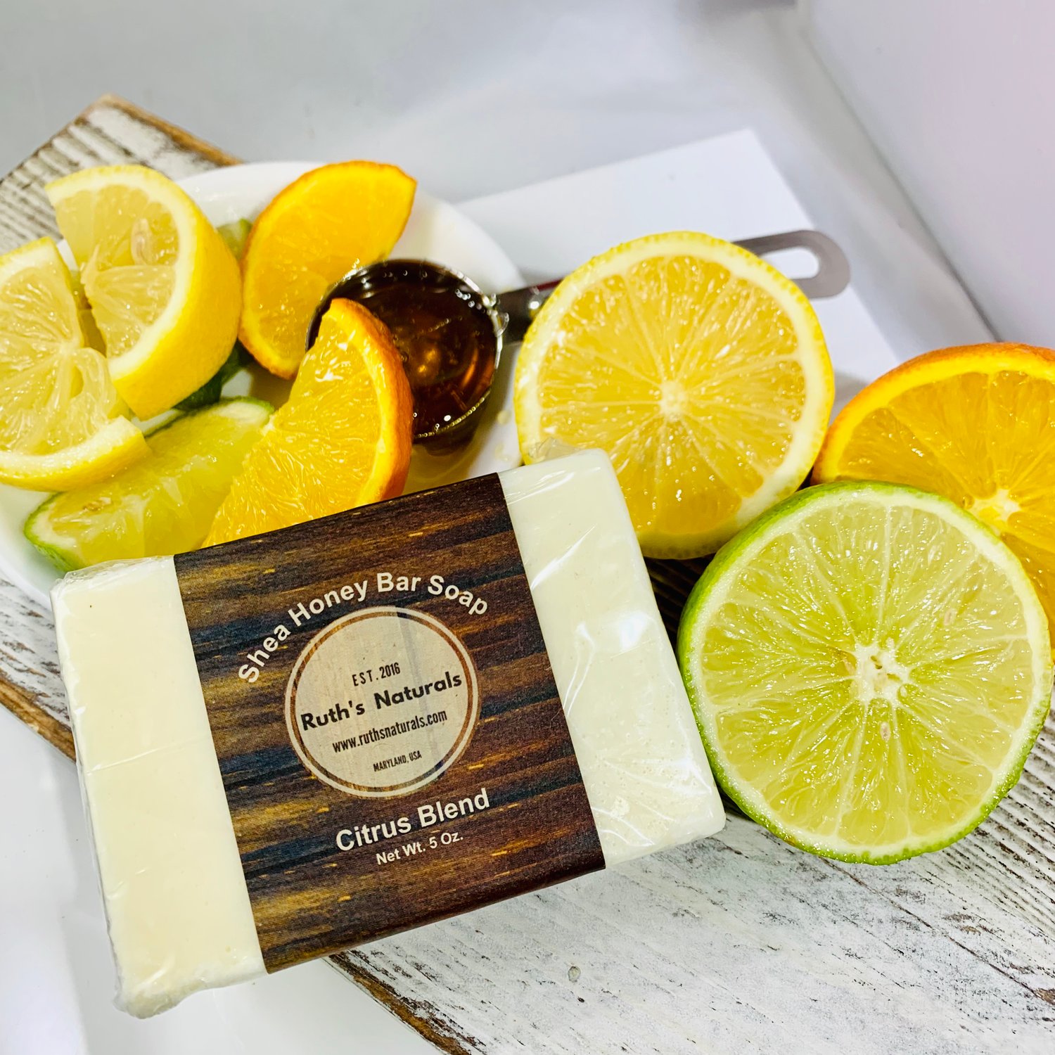 Image of Shea Butter and Honey Bar Soap - 5 Oz.