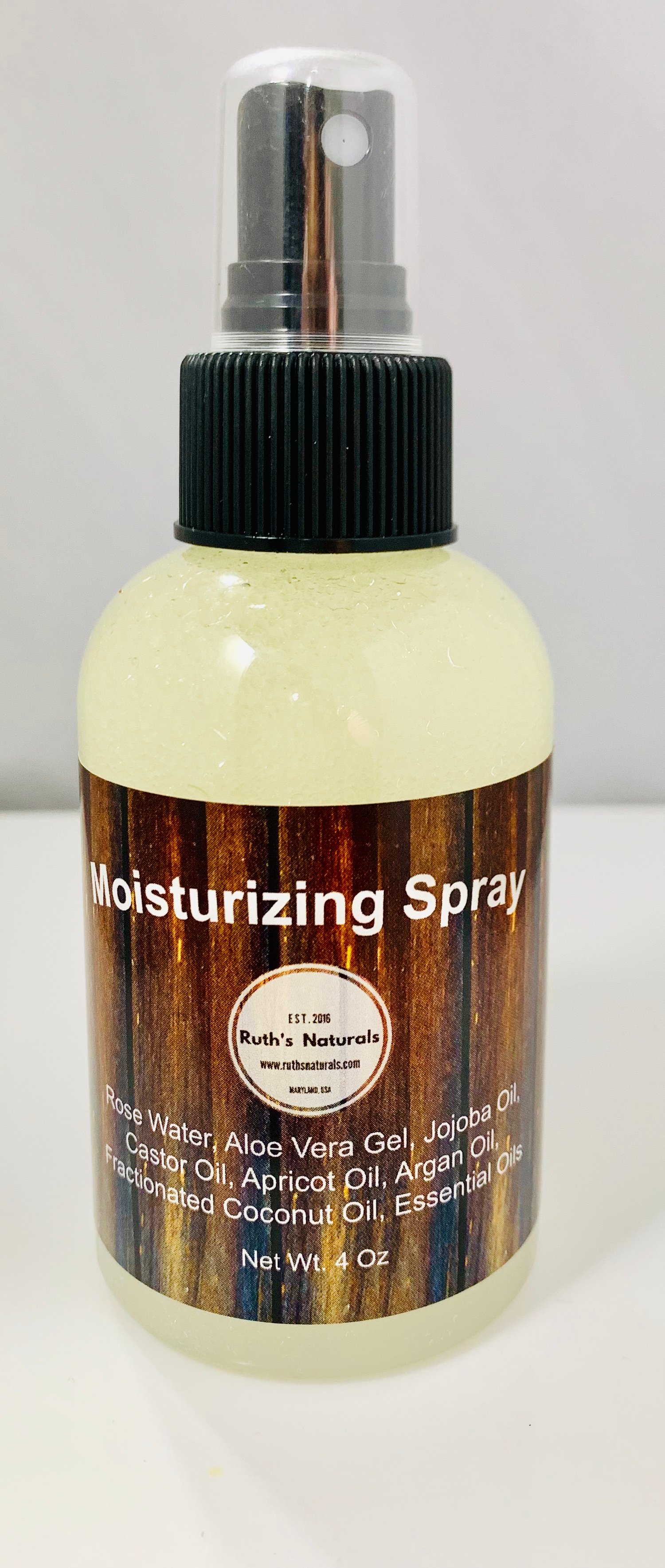 Best Moisturizing Spray For Curly Hair Moisturizing Hair Spray - 4 Oz. | Ruth's Naturals
