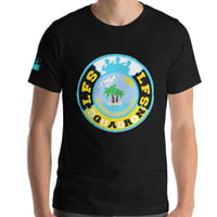 Image 2 of LFS INTERNATIONAL SQUADRON LOGO (SAINT LUCIA) BLACK TEE
