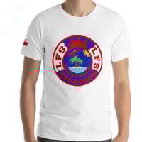 Image 2 of LFS INTERNATIONAL SQUADRON LOGO ( HAITI / WHITE TEE )