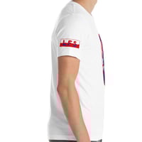Image 4 of LFS INTERNATIONAL SQUADRON LOGO ( HAITI / WHITE TEE )