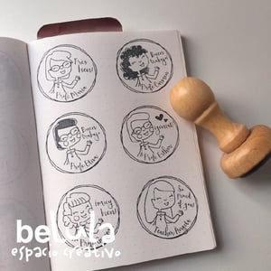 Image of Sello de tinta “superprofe” personalizado