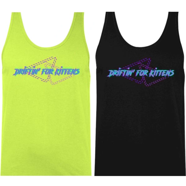 Image of Driftin' for Kittens Radical Tank Top