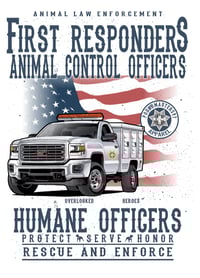 Image 3 of First Responders ACO/Humane shirt