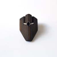 Image 1 of Black Oynx Sterling Silver Ring