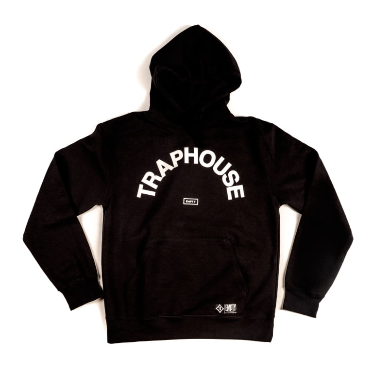 Image of TRAPHOUSE Black HOODIE