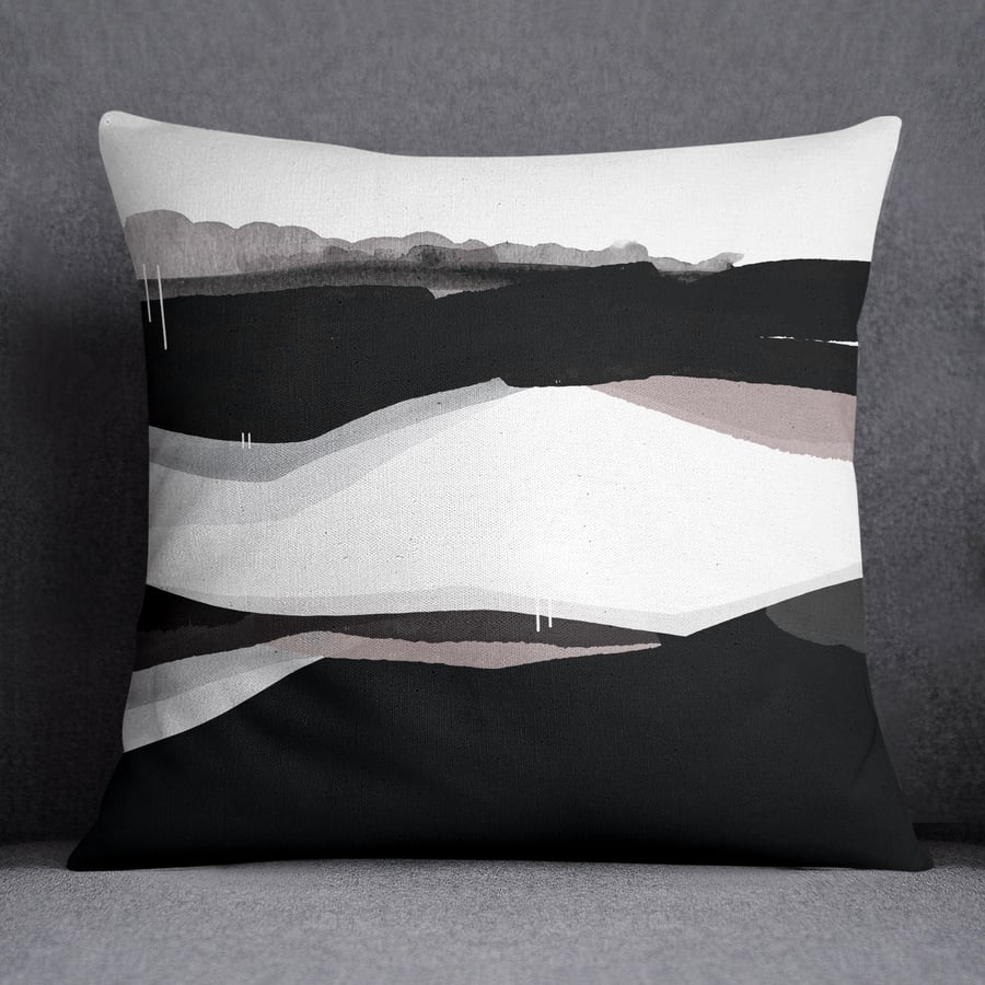 Image of Meander Square Throw Pillow
