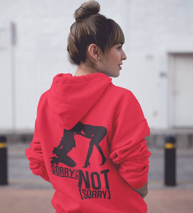 Image of UNISEX Sorry We're Not Sorry Zipups (4colors)