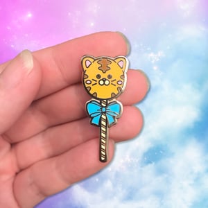 Image of Tiger Pop Hard Enamel Pin