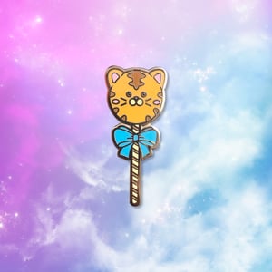 Image of Tiger Pop Hard Enamel Pin