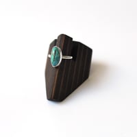 Image 2 of Turquoise Sterling Silver Ring - Size 5