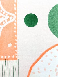 Image 5 of This on That (Green and Orange) - 2 colour Risograph print