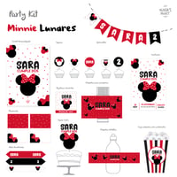 Image 1 of Party Kit Minnie Lunares Impreso