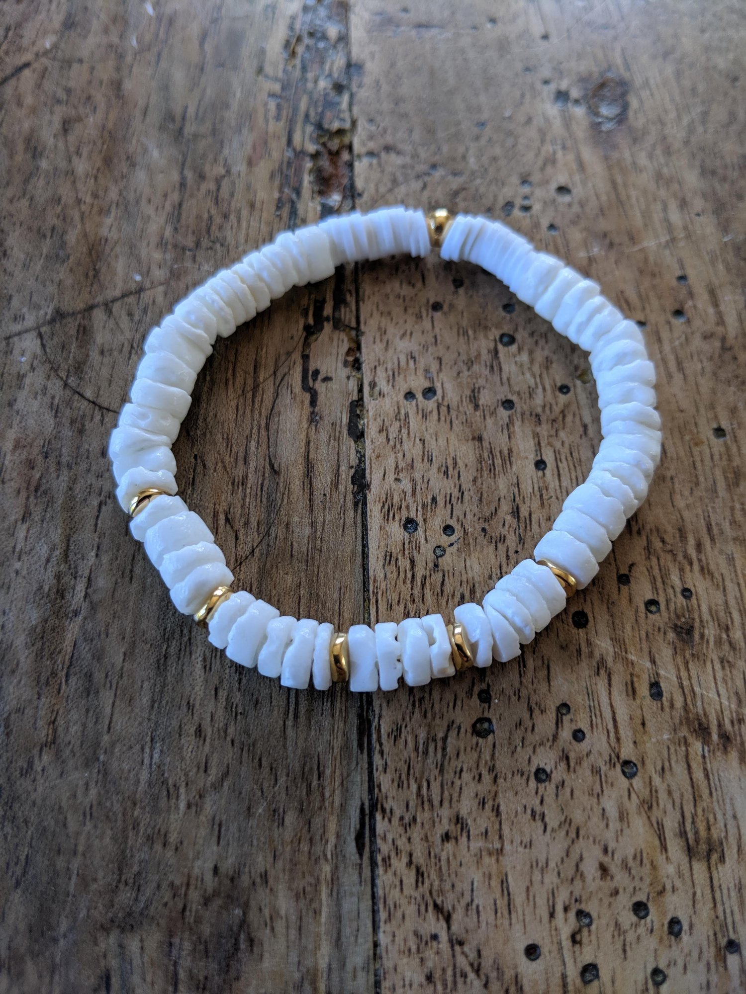 Image of Bracelet Varadero Coquillage Heishi